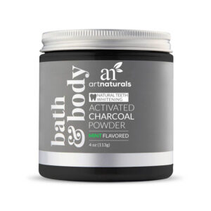 Activated Charcoal Powder, Mint Flavored