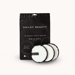 HAILEY BEAUTY, The Modern Makeup Remover Sponge, 3 White Pieces